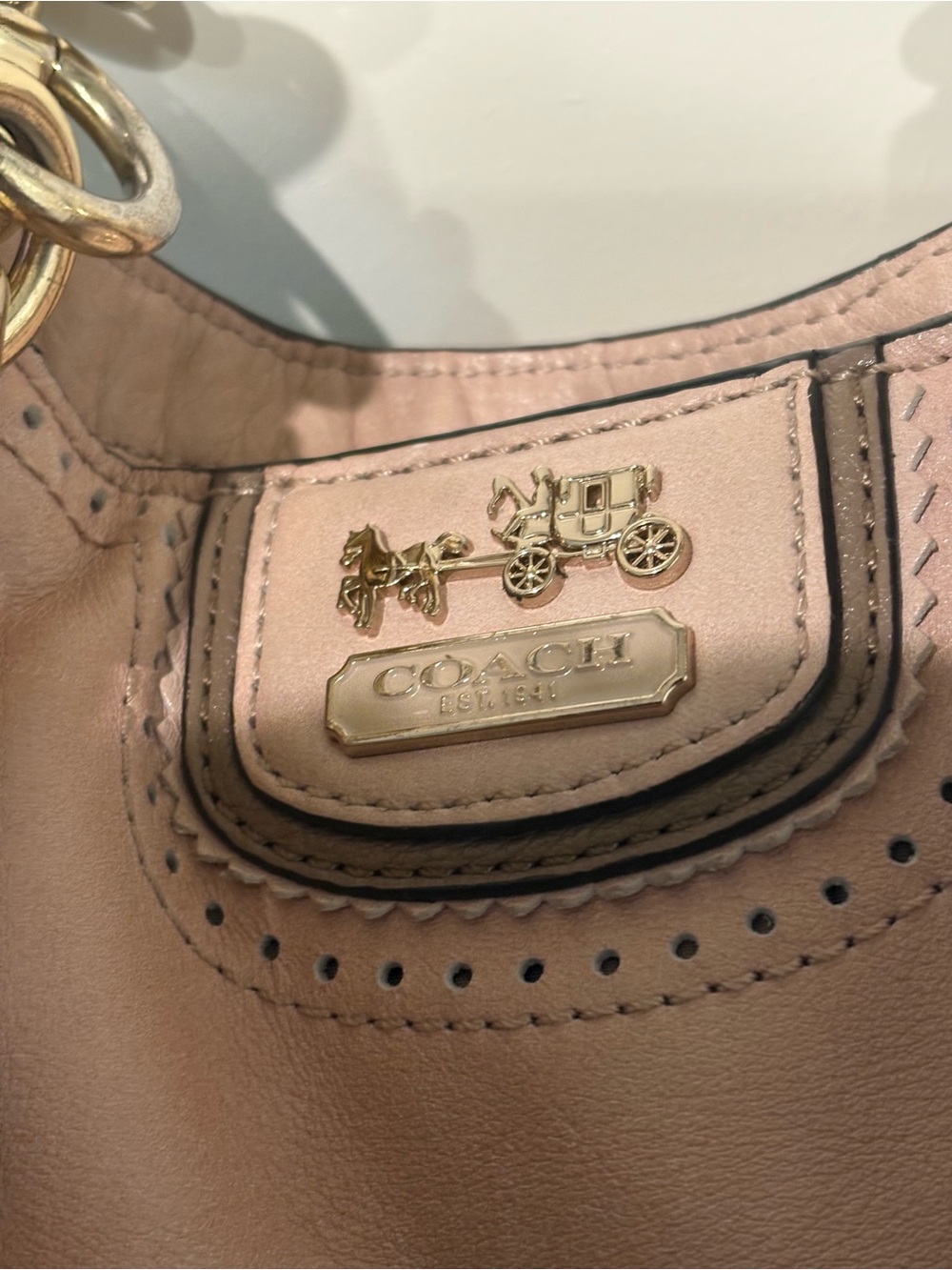 Coach Madison Pinnacle Carrie Satchel - Picture 3 of 12